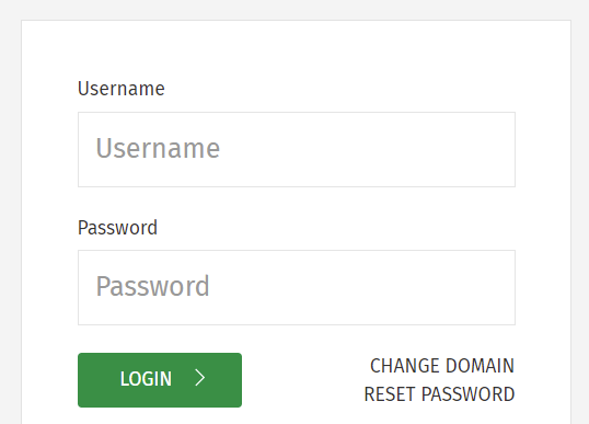 Click Reset Password